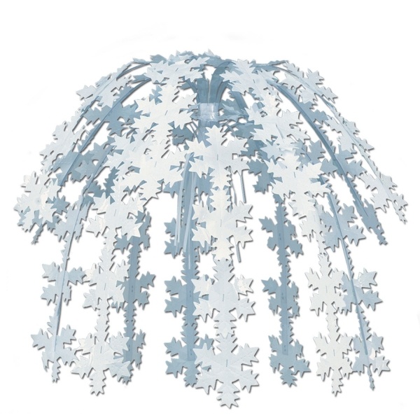 Party-Extra Große Hängekaskade Schneeflocke, 60 cm