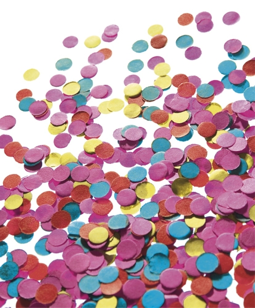 Buntes Konfetti, 100g - Partyzubehör