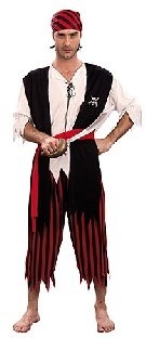 Herrenkostüm Fieser Pirat