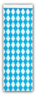 Riesen Wabenpapier-Dekohänger Bayrische Raute - Oktoberfest Deko