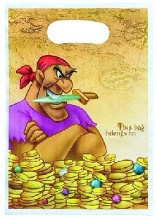 Mitbringseltueten Wilde Piratenbande - Piratenparty Deko