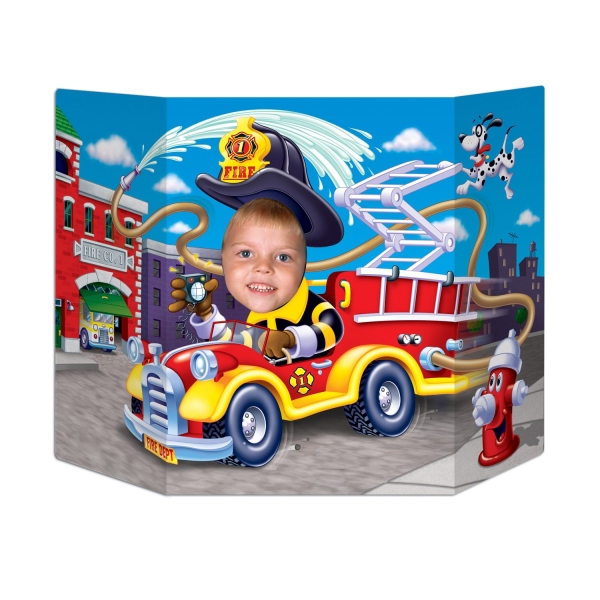 Fotowand Aufsteller Feuerwehr