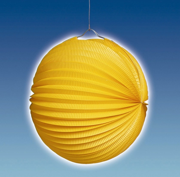 Party-Extra Lampion, gelb