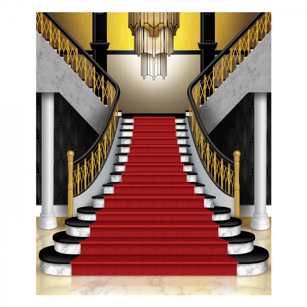 Dekofolie Großes Treppe - Goldene 20er Jahre Deko