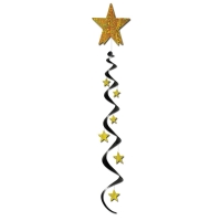 Jumbo Spiralhänger Golden Starlight, 120 cm