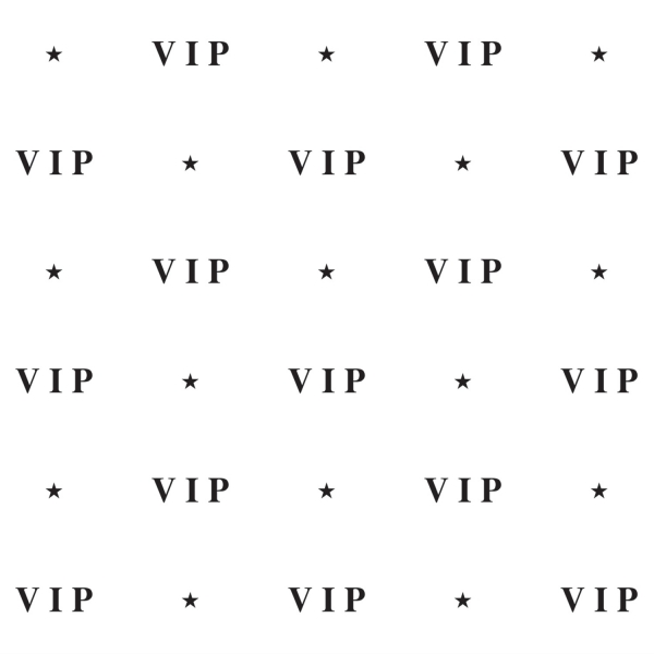 Party-Extra Dekofolie VIP - Hollywood Star Deko