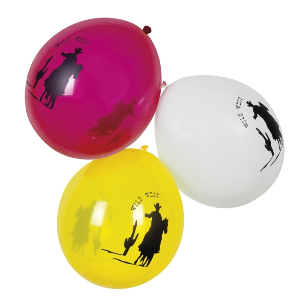 Luftballons Westernparty - Wilder Westen Deko