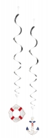 Spiralhänger Seefahrt, 2er Pack, 85 cm