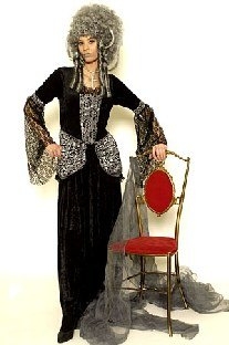 Damenkostüm Dunkle Lady
