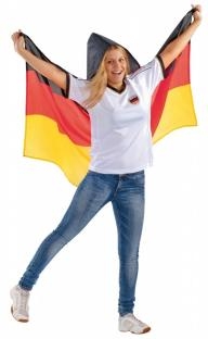 Deutschland Poncho - Länderspiel Deko