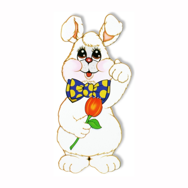 Cutout-Figur Verliebter Osterhase, 75cm