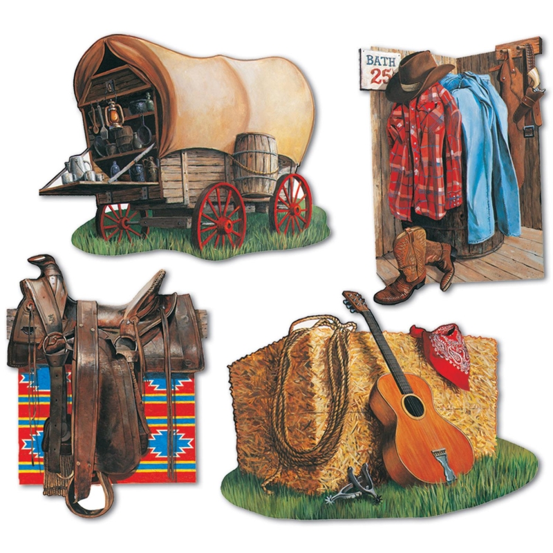 Western Deko für Deine Country Western Party Party Extra