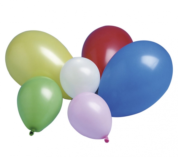 Bunte Luftballons, 100er Pack