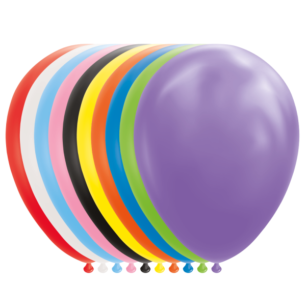50 luftballons 30 cm farbmischung bunt