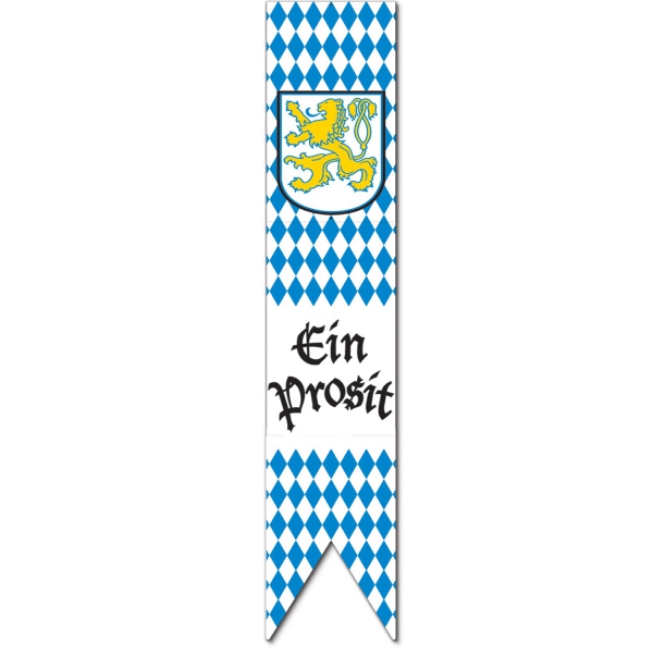 Riesen Cutout-Schild Bayernparty - Oktoberfest Deko